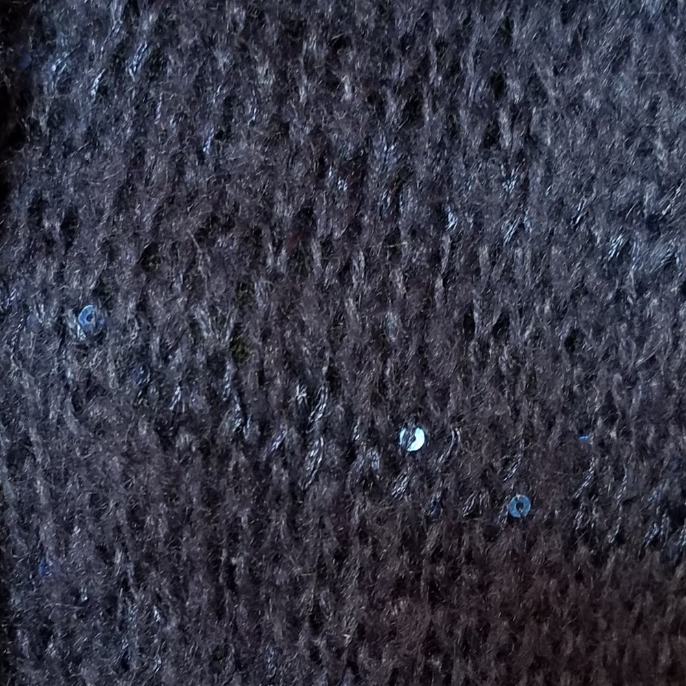 HEATHER Purple/Blue Sequined Infinity Scarf - Picture 3 of 4
